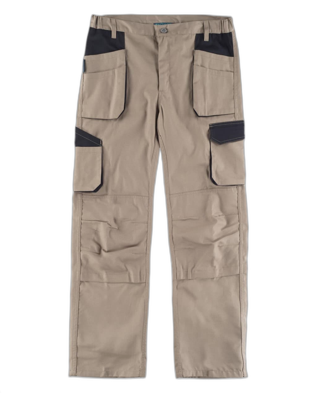 Pantalón combinado de tejido elástico WORKTEAM WF2650
